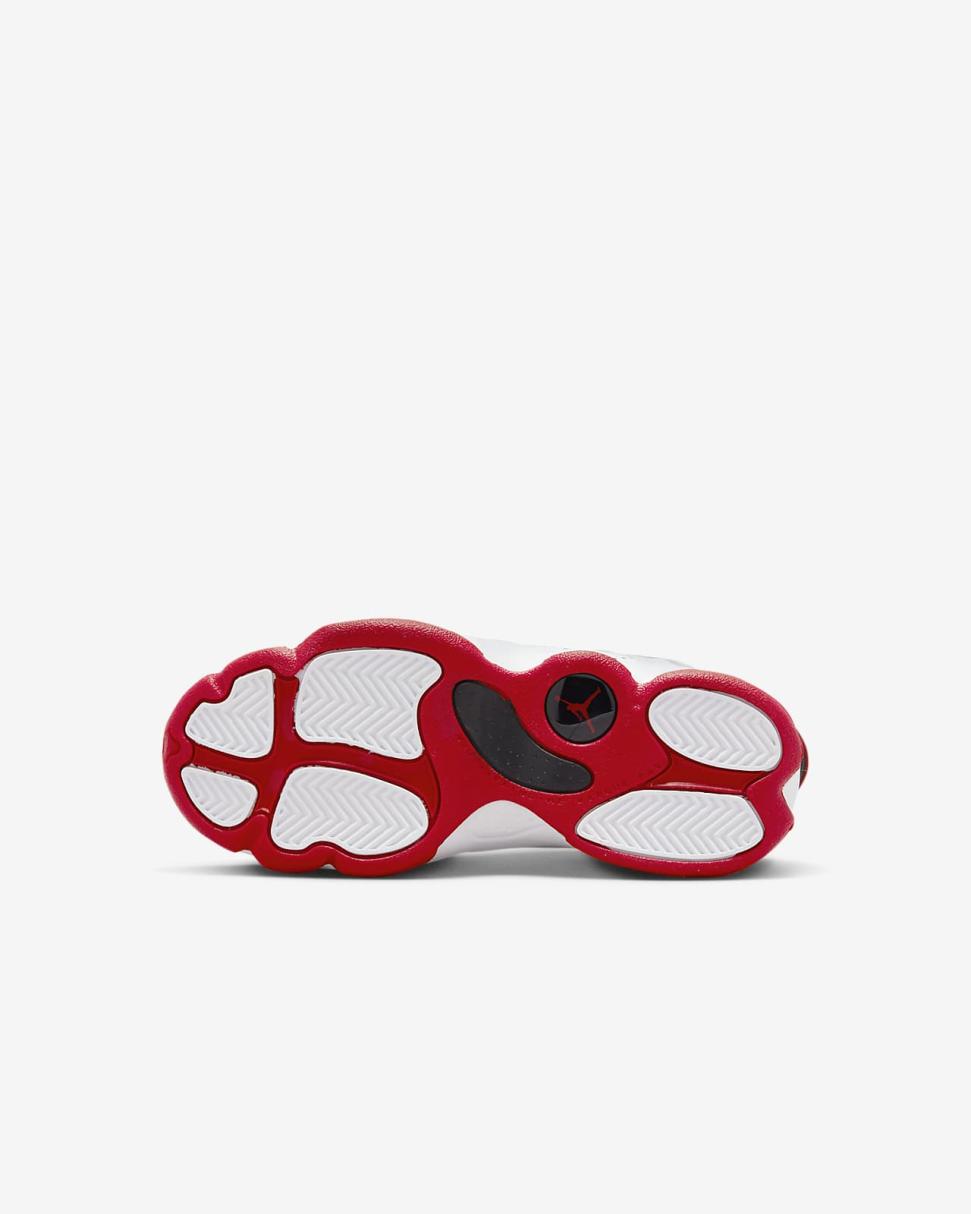 Jordan 6 Rings White/Black/University Red | Kids Nike Jordan