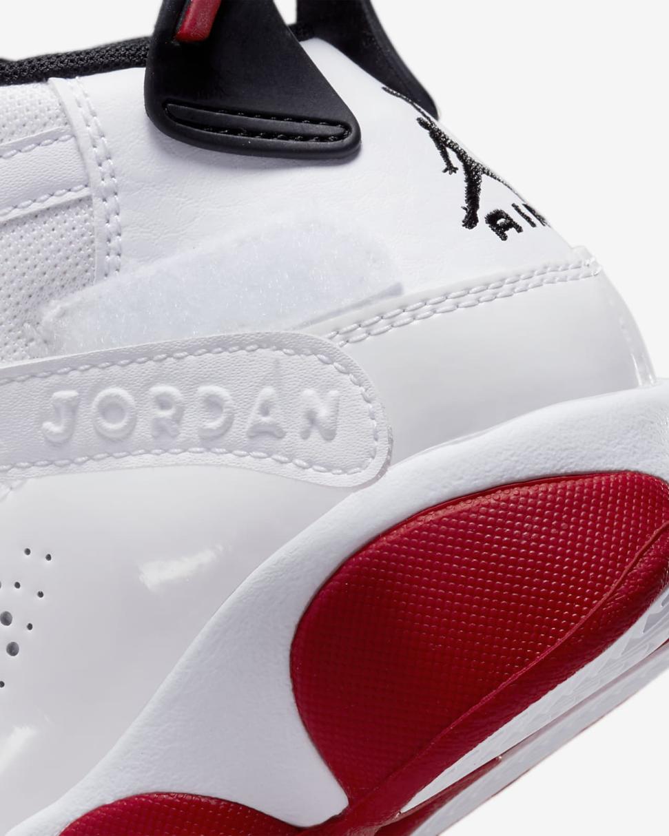 Jordan 6 Rings White/Black/University Red | Kids Nike Jordan