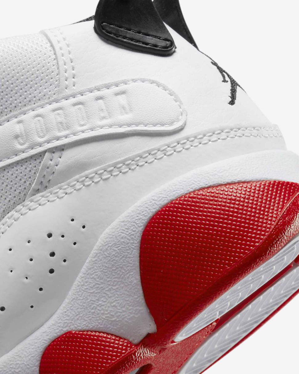 Jordan 6 Rings White/Black/University Red | Kids Nike Jordan