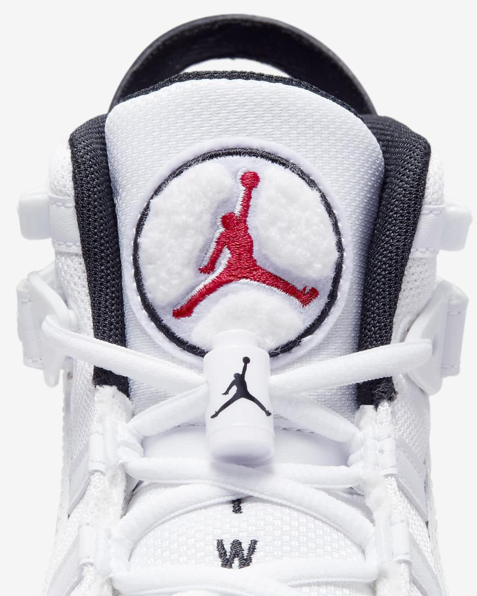 Jordan 6 Rings White/Black/University Red | Kids Nike Jordan