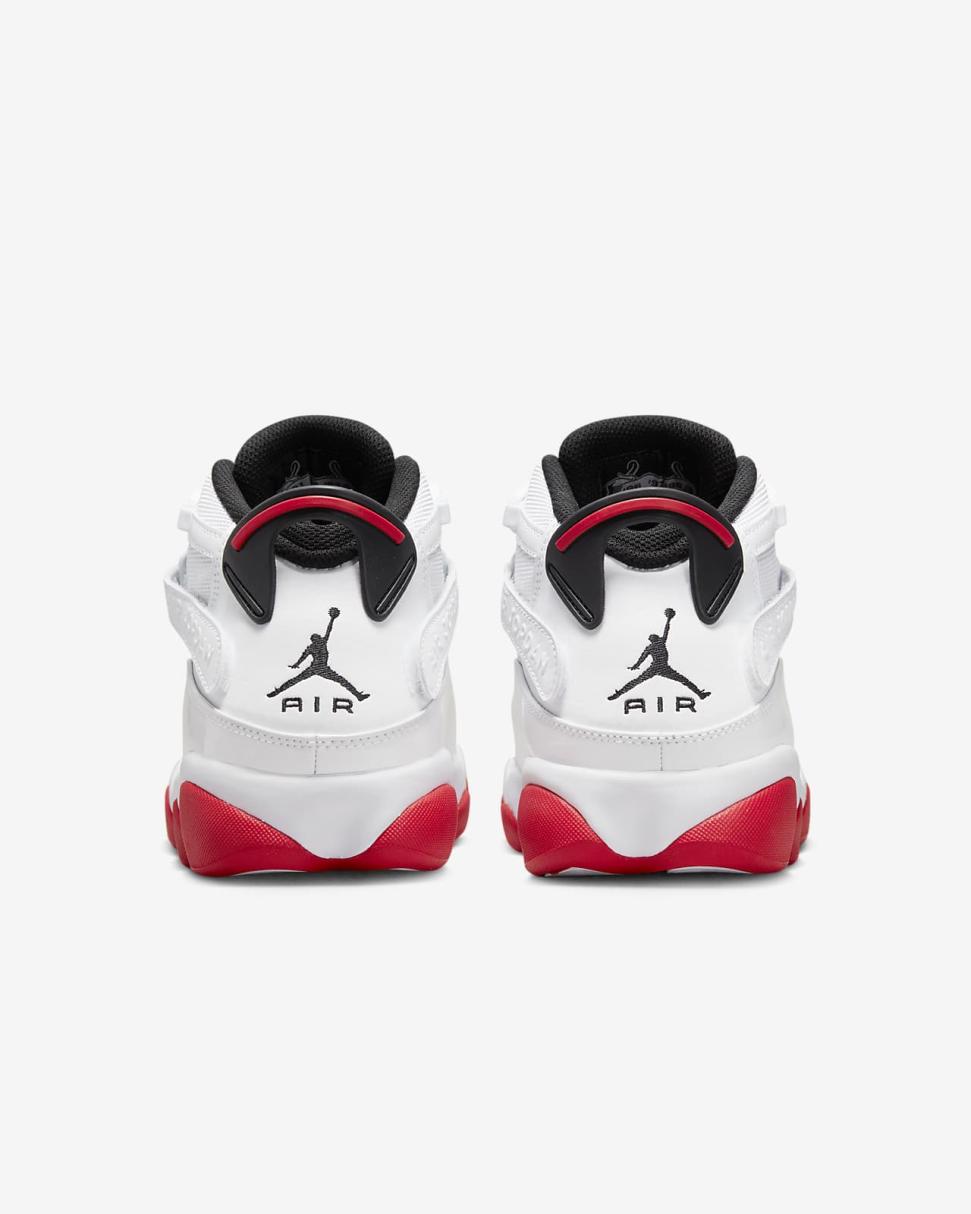 Jordan 6 Rings White/Black/University Red | Mens Nike Lifestyle