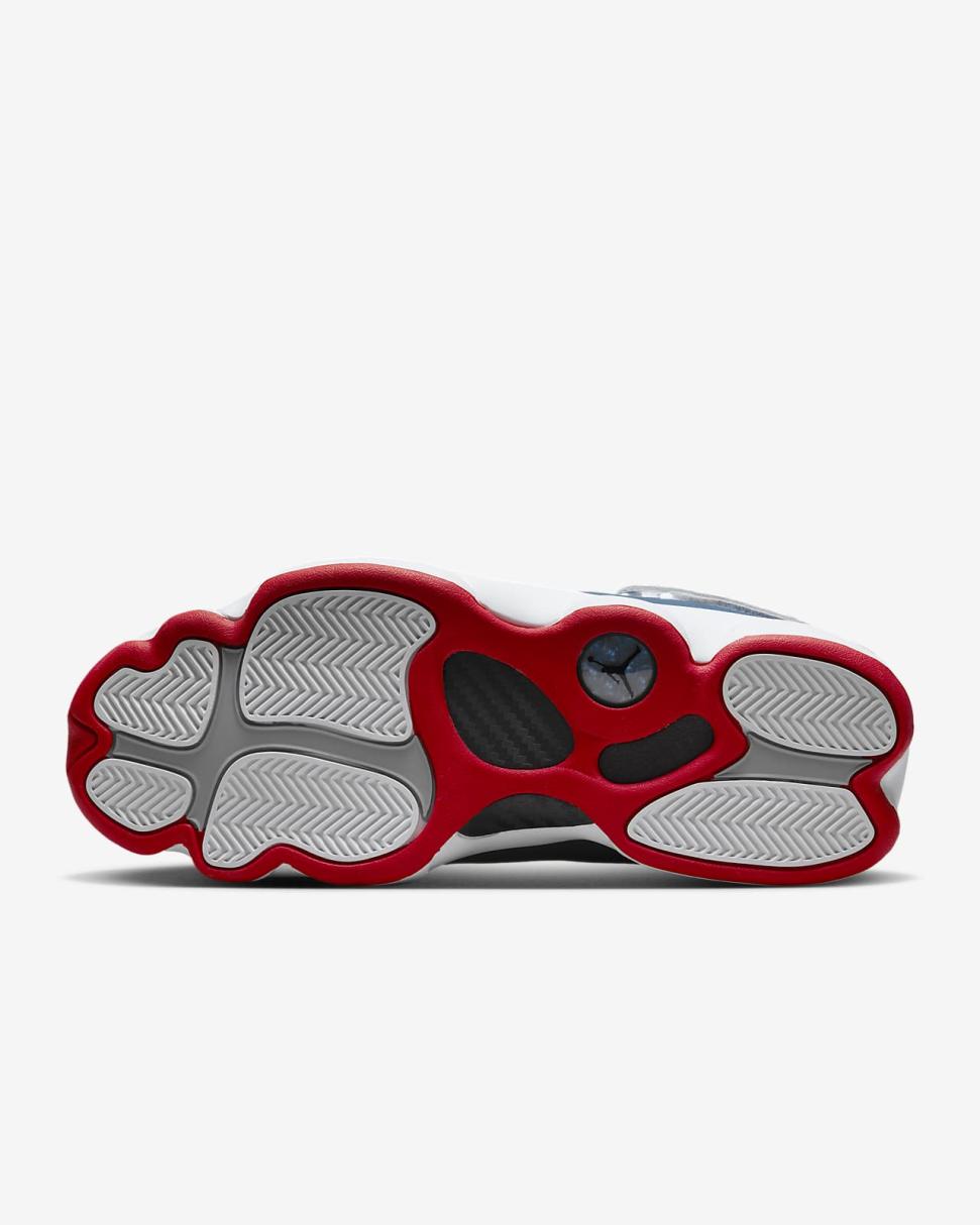 Jordan 6 Rings White/University Red/Light Steel Grey/True Blue | Mens Nike Lifestyle