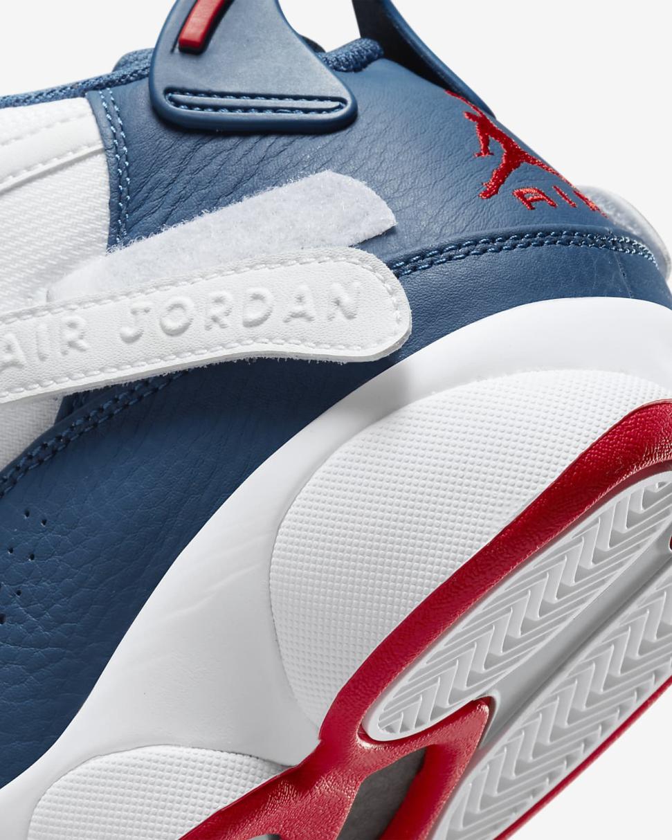 Jordan 6 Rings White/University Red/Light Steel Grey/True Blue | Mens Nike Lifestyle