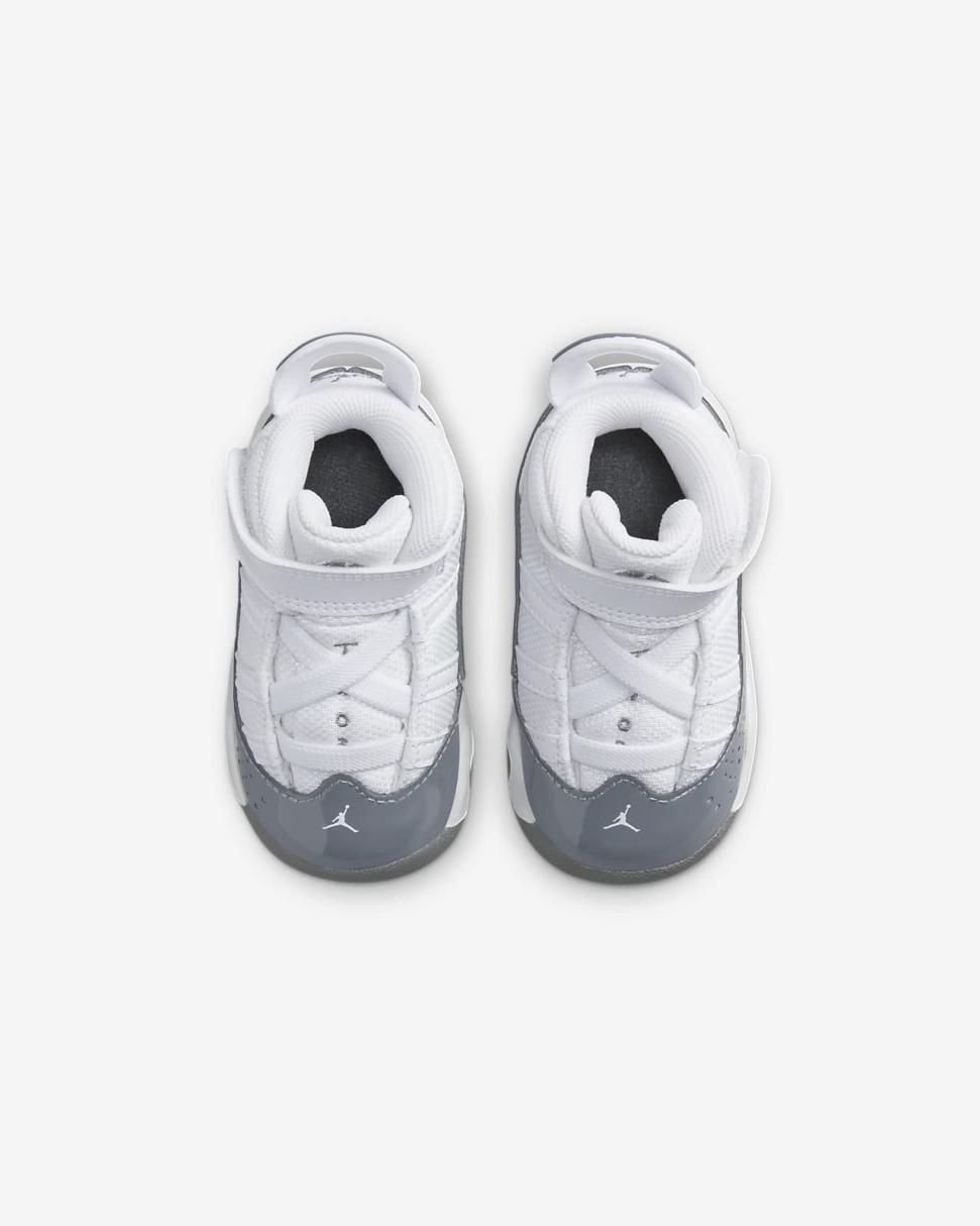 Jordan 6 Rings White/White/Cool Grey | Kids Nike Jordan