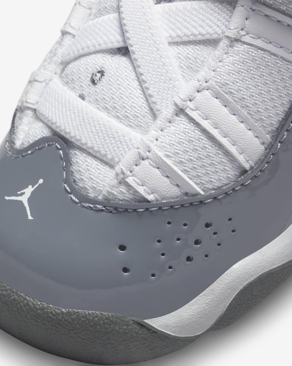 Jordan 6 Rings White/White/Cool Grey | Kids Nike Jordan