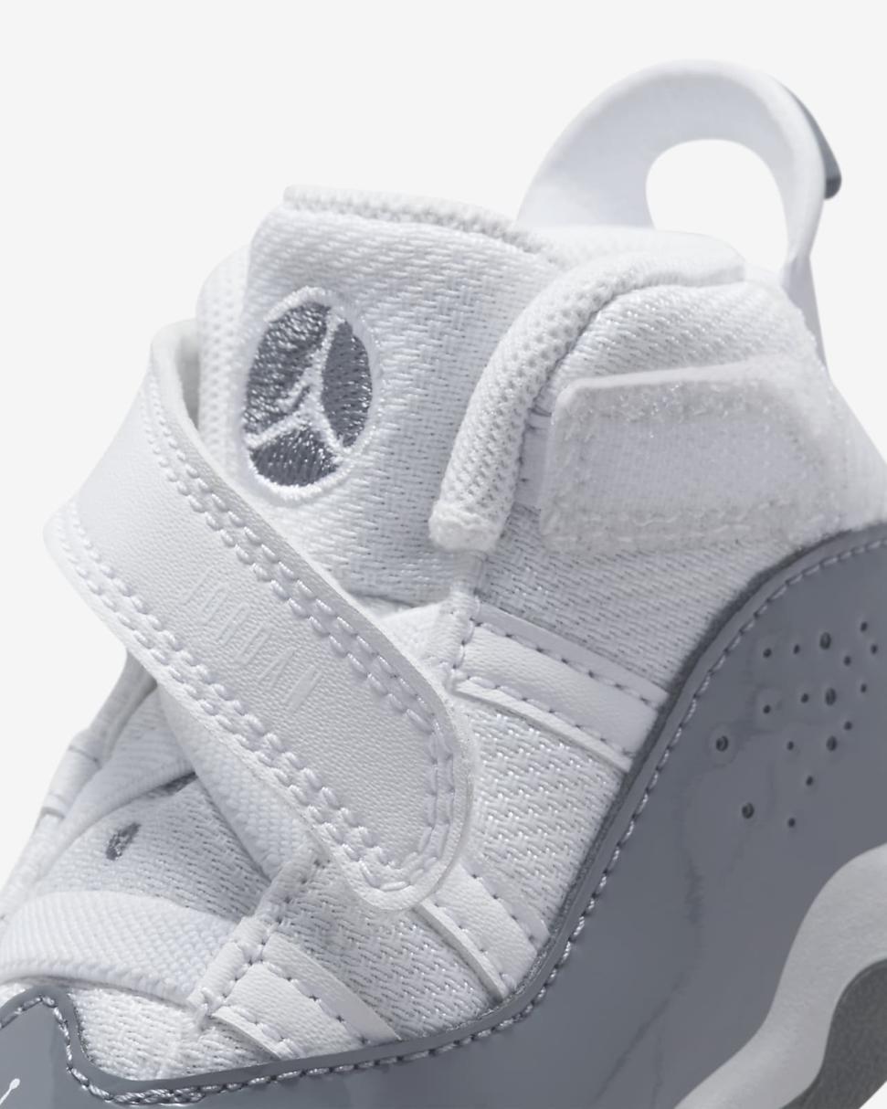 Jordan 6 Rings White/White/Cool Grey | Kids Nike Jordan