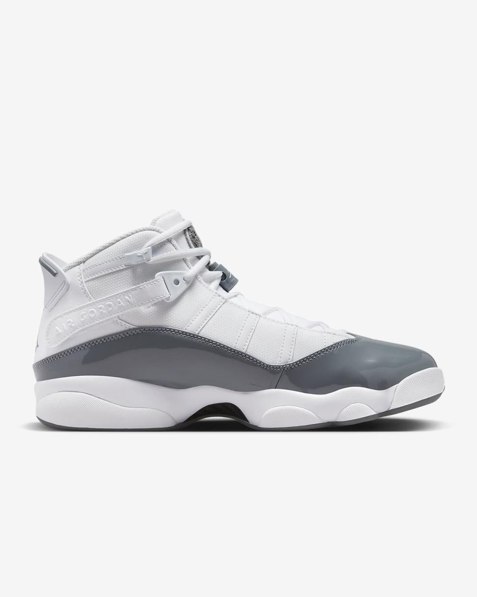 Jordan 6 Rings White/White/Cool Grey | Mens Nike Lifestyle