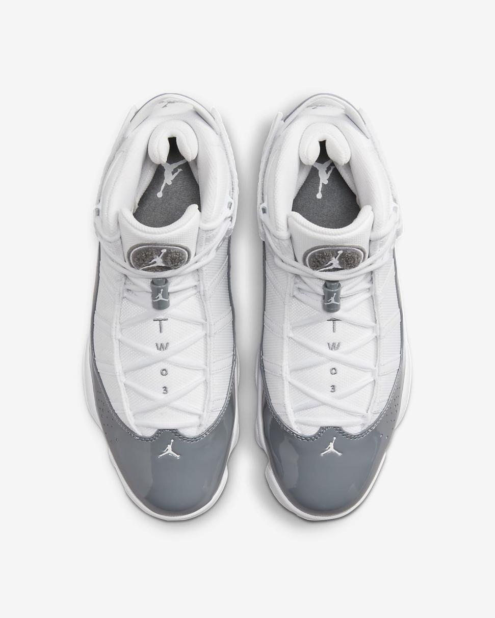 Jordan 6 Rings White/White/Cool Grey | Mens Nike Lifestyle