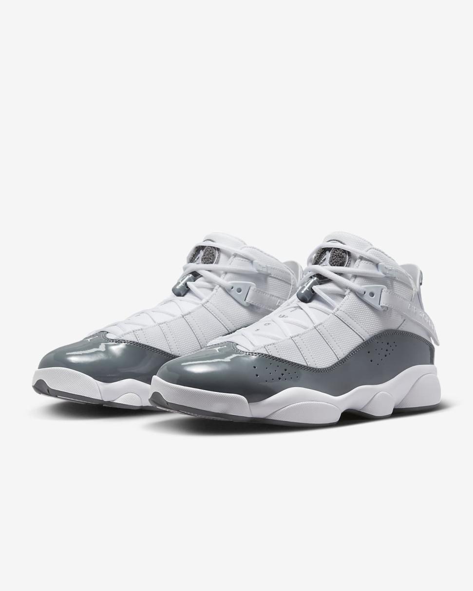 Jordan 6 Rings White/White/Cool Grey | Mens Nike Lifestyle