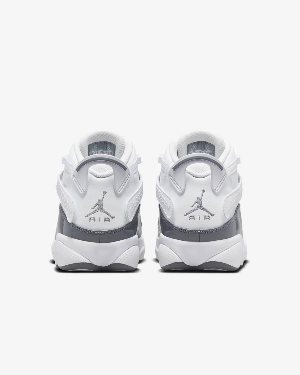 Jordan 6 Rings White/White/Cool Grey | Mens Nike Lifestyle