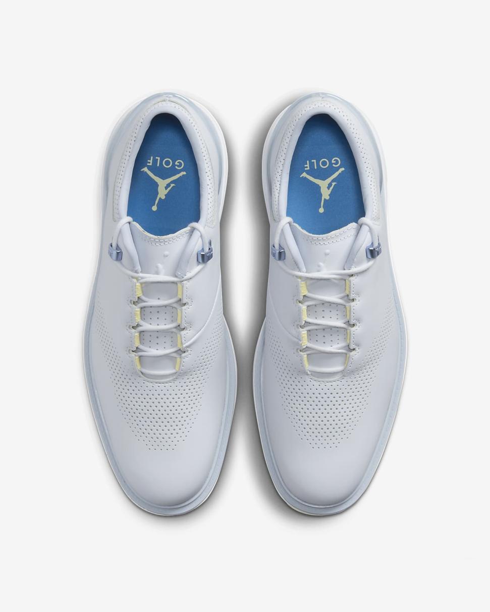 Jordan ADG 4 Football Grey/Alabaster/White/University Blue | Mens Nike Jordan