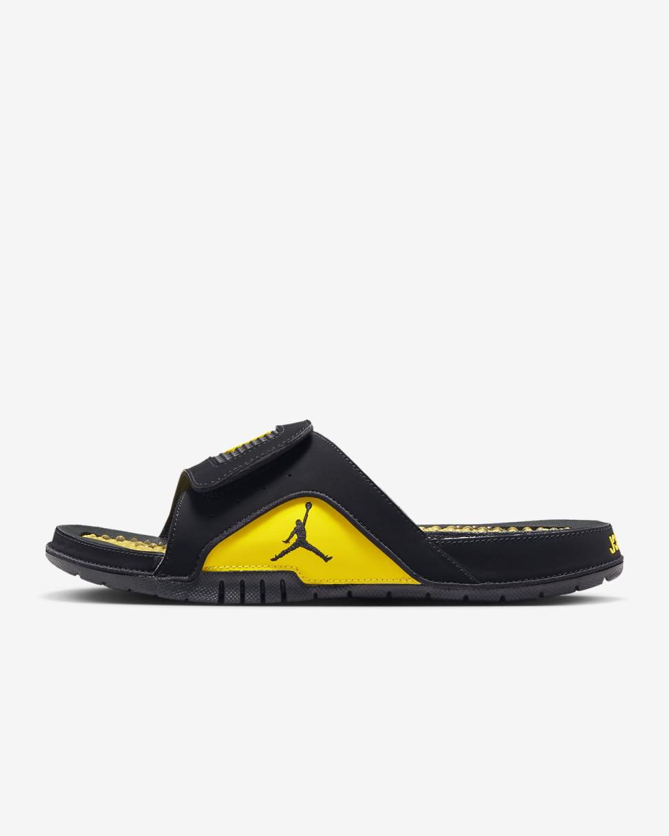 Jordan Hydro 4 Retro Black/Tour Yellow | Mens/Womens Nike Lifestyle
