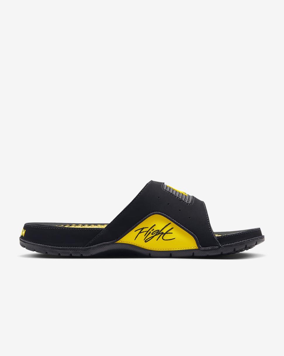 Jordan Hydro 4 Retro Black/Tour Yellow | Mens/Womens Nike Lifestyle