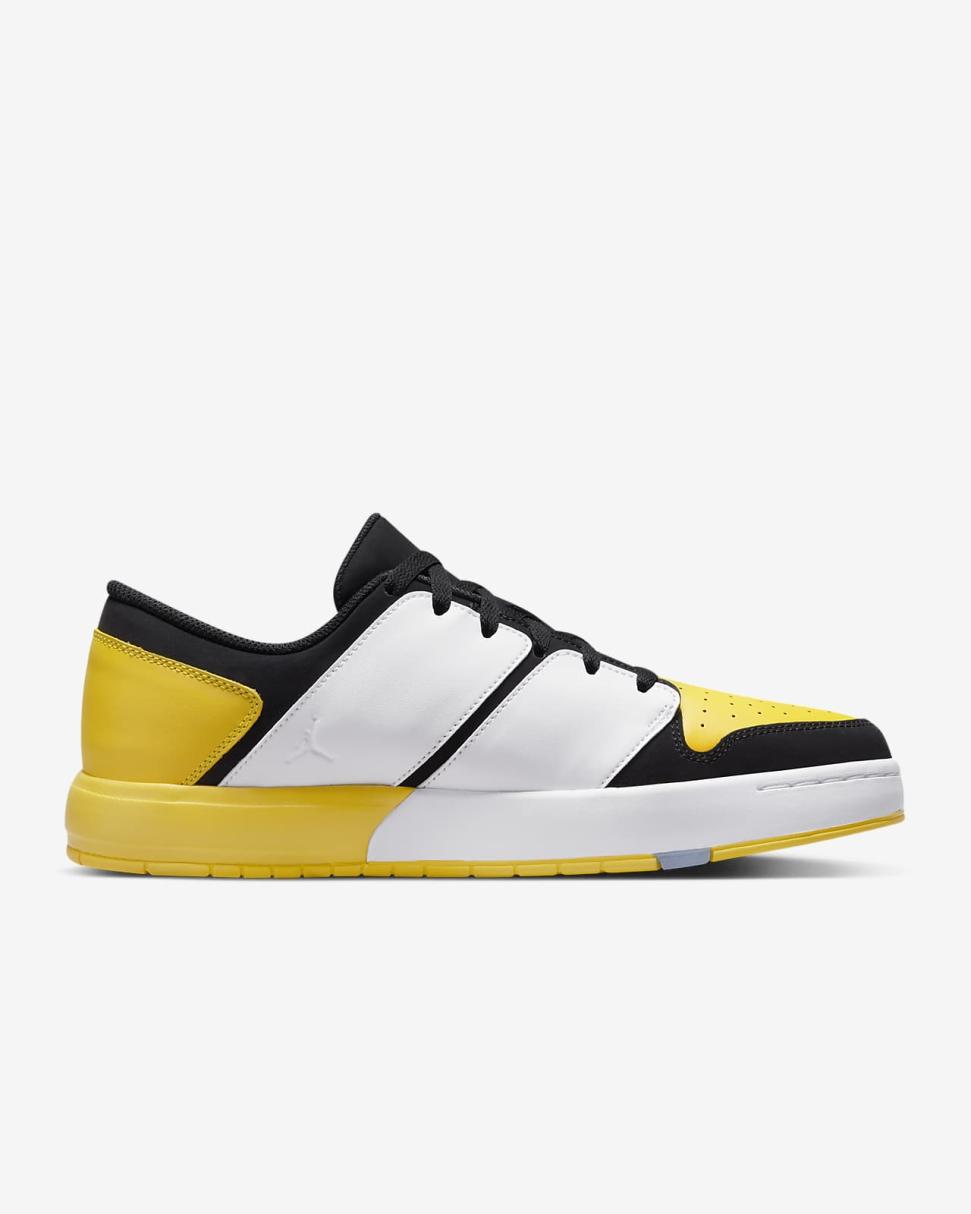 Jordan Nu Retro 1 Low Black/Tour Yellow/White | Mens/Womens Nike Lifestyle