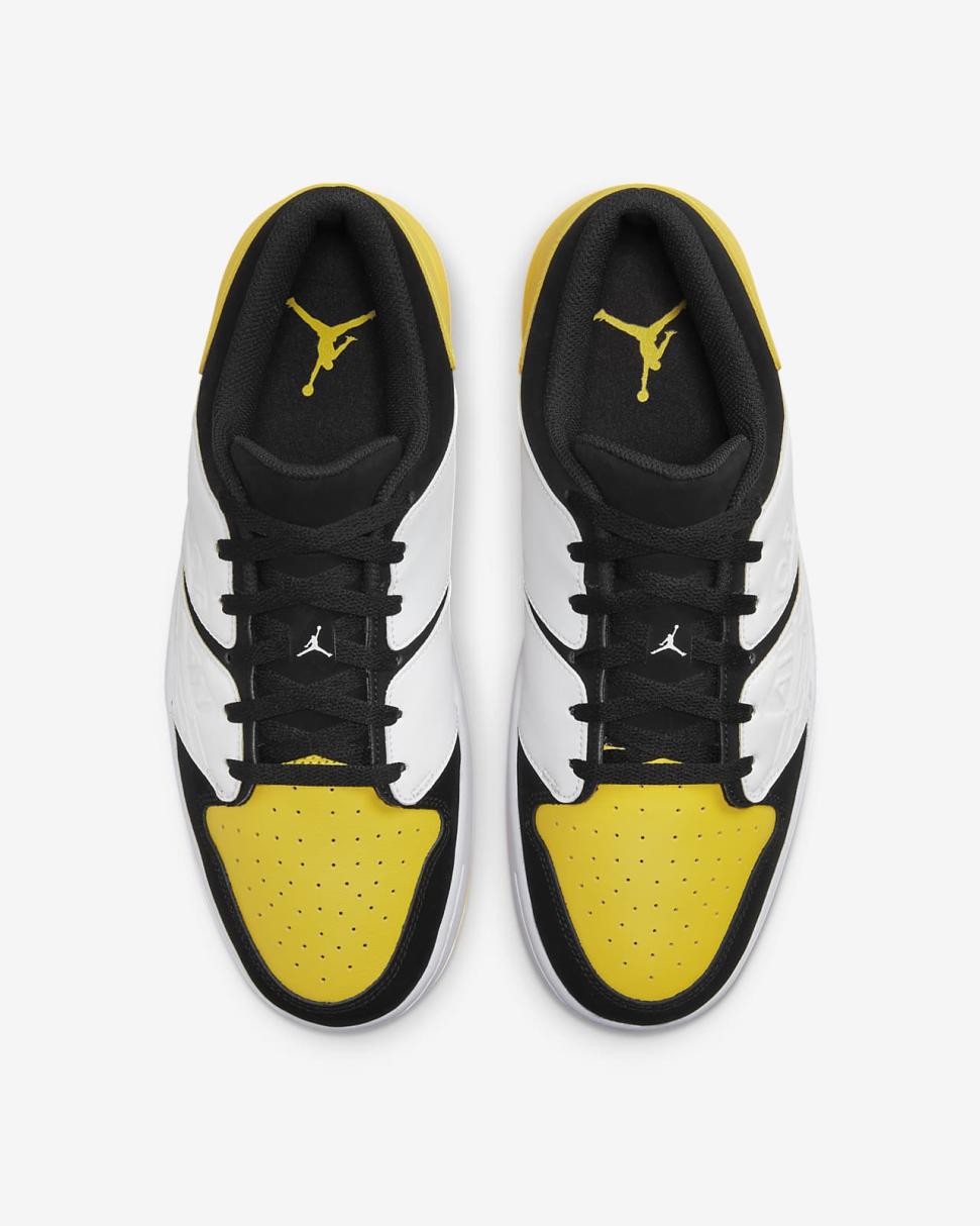 Jordan Nu Retro 1 Low Black/Tour Yellow/White | Mens/Womens Nike Lifestyle