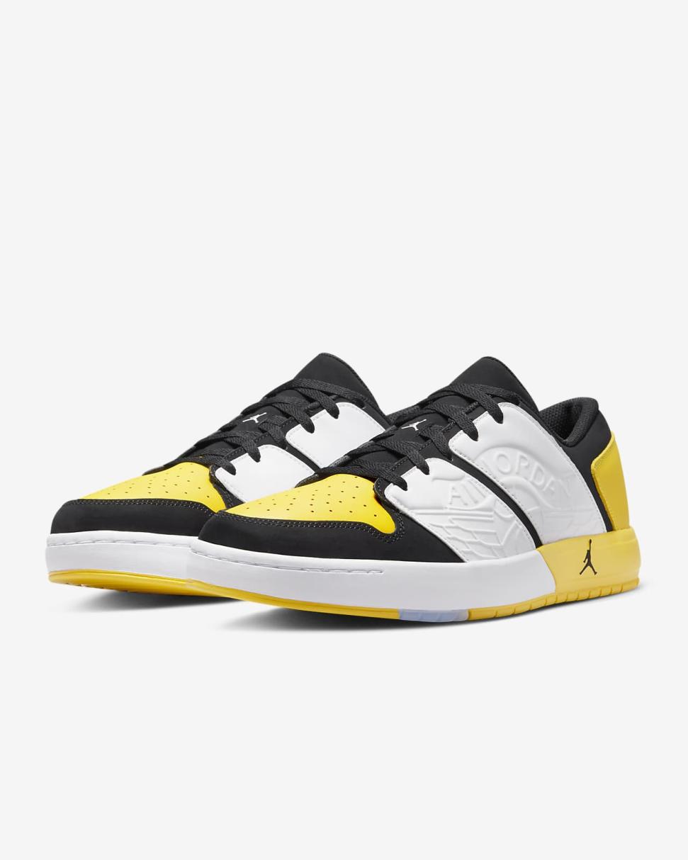 Jordan Nu Retro 1 Low Black/Tour Yellow/White | Mens/Womens Nike Lifestyle