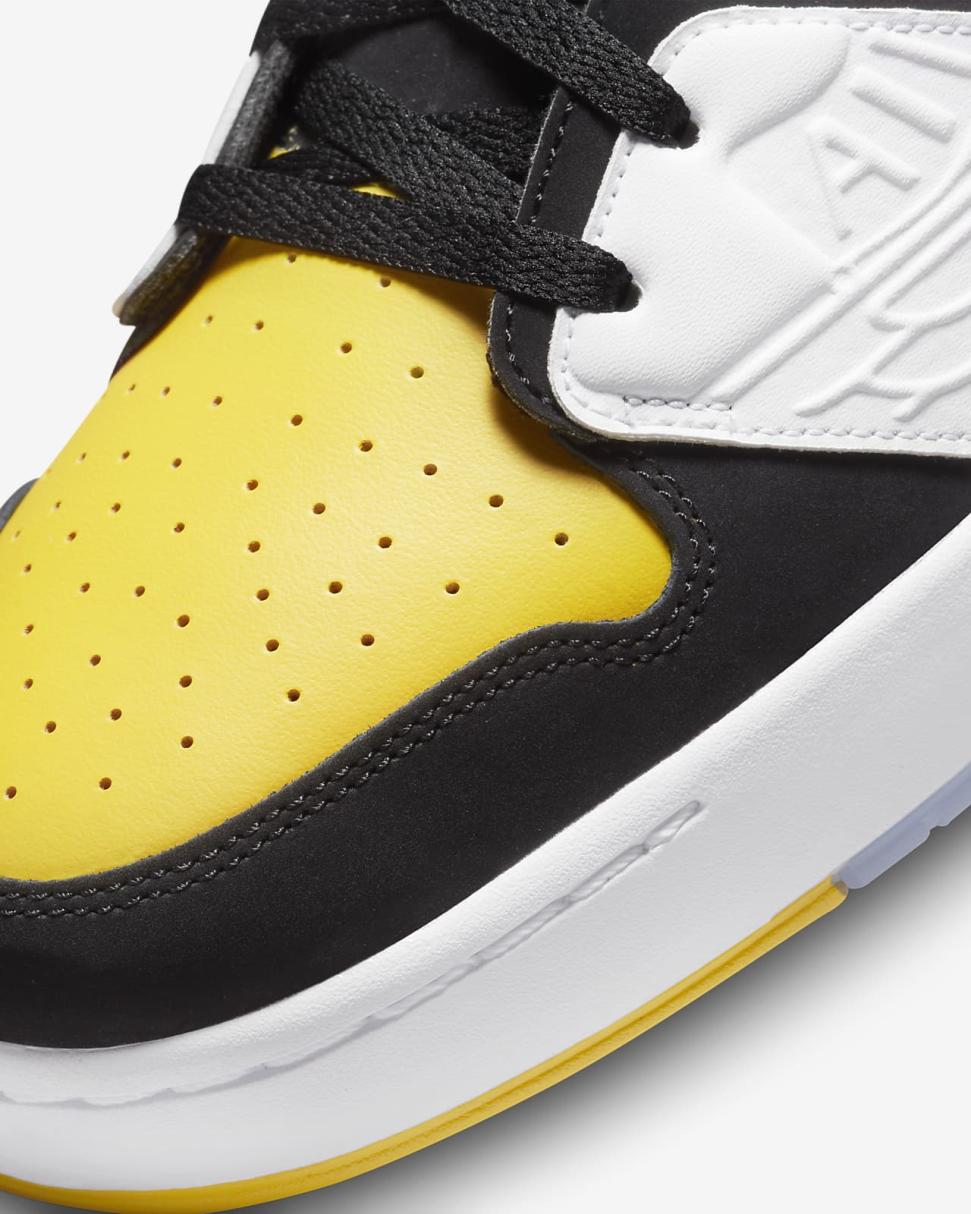 Jordan Nu Retro 1 Low Black/Tour Yellow/White | Mens/Womens Nike Lifestyle