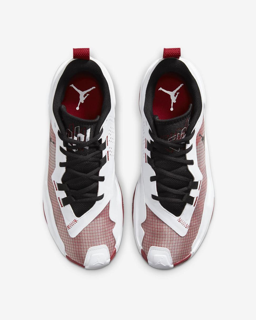 Jordan One Take 4 White/Black/Team Crimson | Mens Nike Jordan