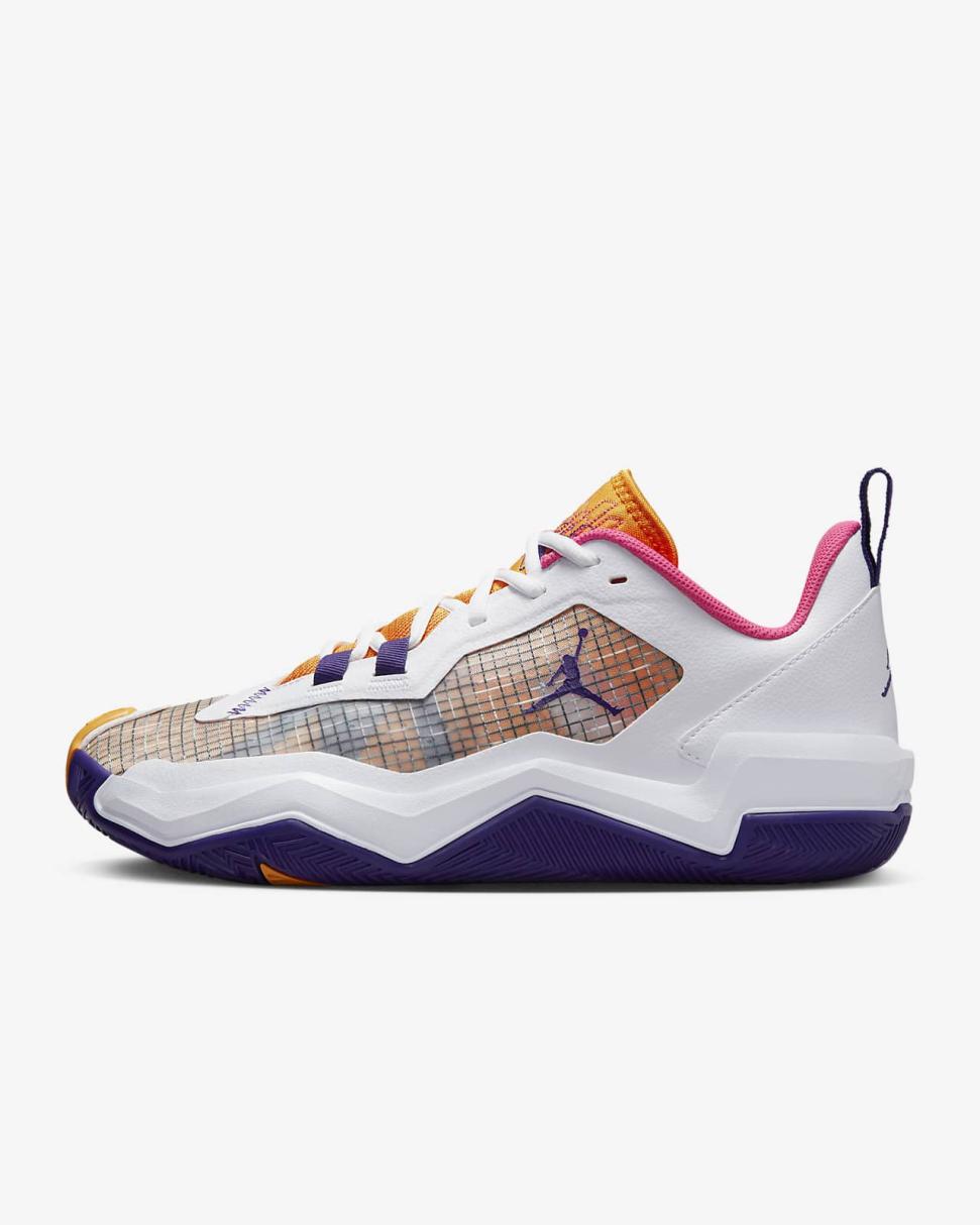 Jordan One Take 4 White/Canyon Gold/Pinksicle/Court Purple | Mens/Womens Nike Jordan