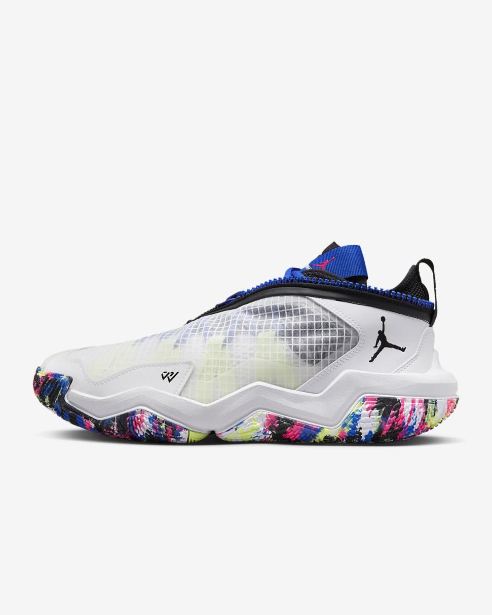 Jordan Why Not .6 White/Light Liquid Lime/Pink Blast/Black | Mens/Womens Nike Jordan