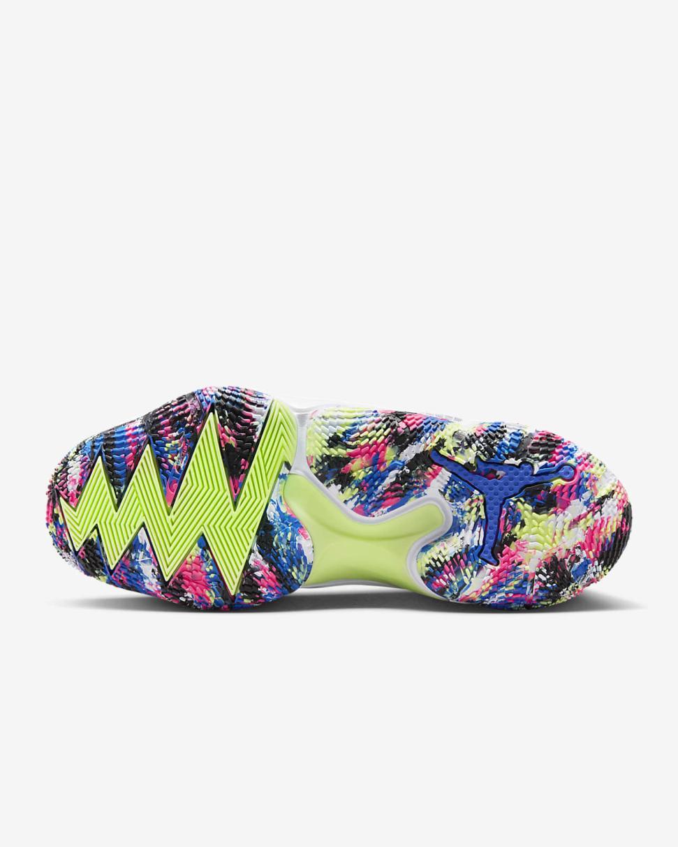 Jordan Why Not .6 White/Light Liquid Lime/Pink Blast/Black | Mens/Womens Nike Jordan