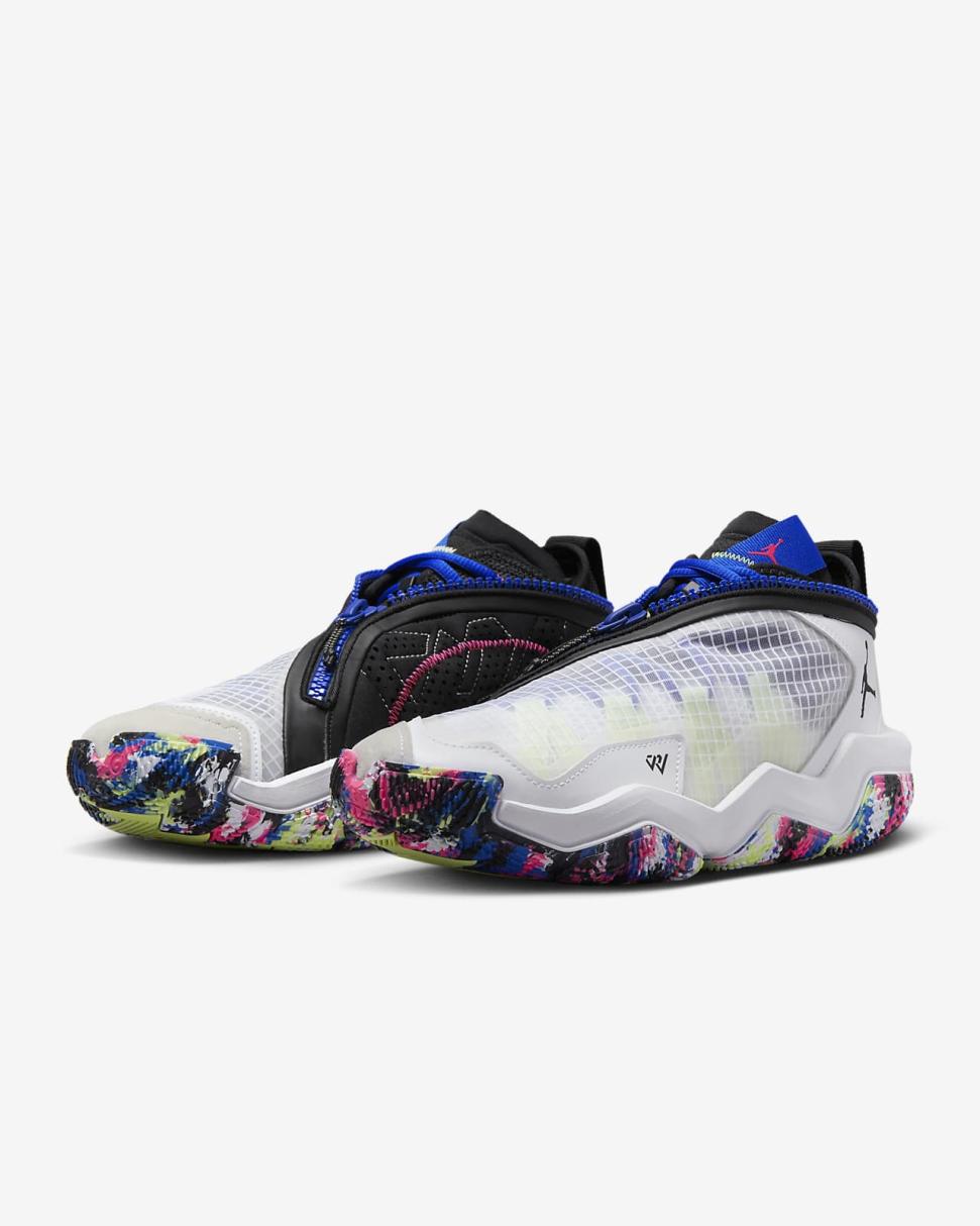 Jordan Why Not .6 White/Light Liquid Lime/Pink Blast/Black | Mens/Womens Nike Jordan