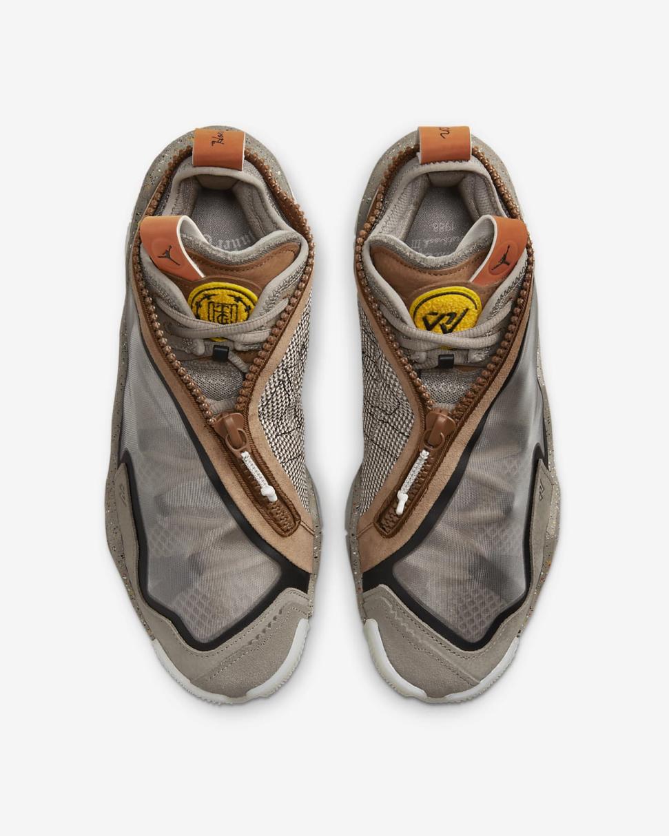 Jordan Why Not .6 X Honor The Gift® Moon Fossil/Campfire Orange/Phantom/Yellow Ochre | Mens/Womens Nike Jordan