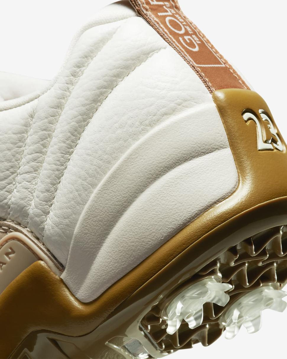 Jordan XII G Sail/Dark Driftwood/Rattan/Black | Mens Nike Jordan