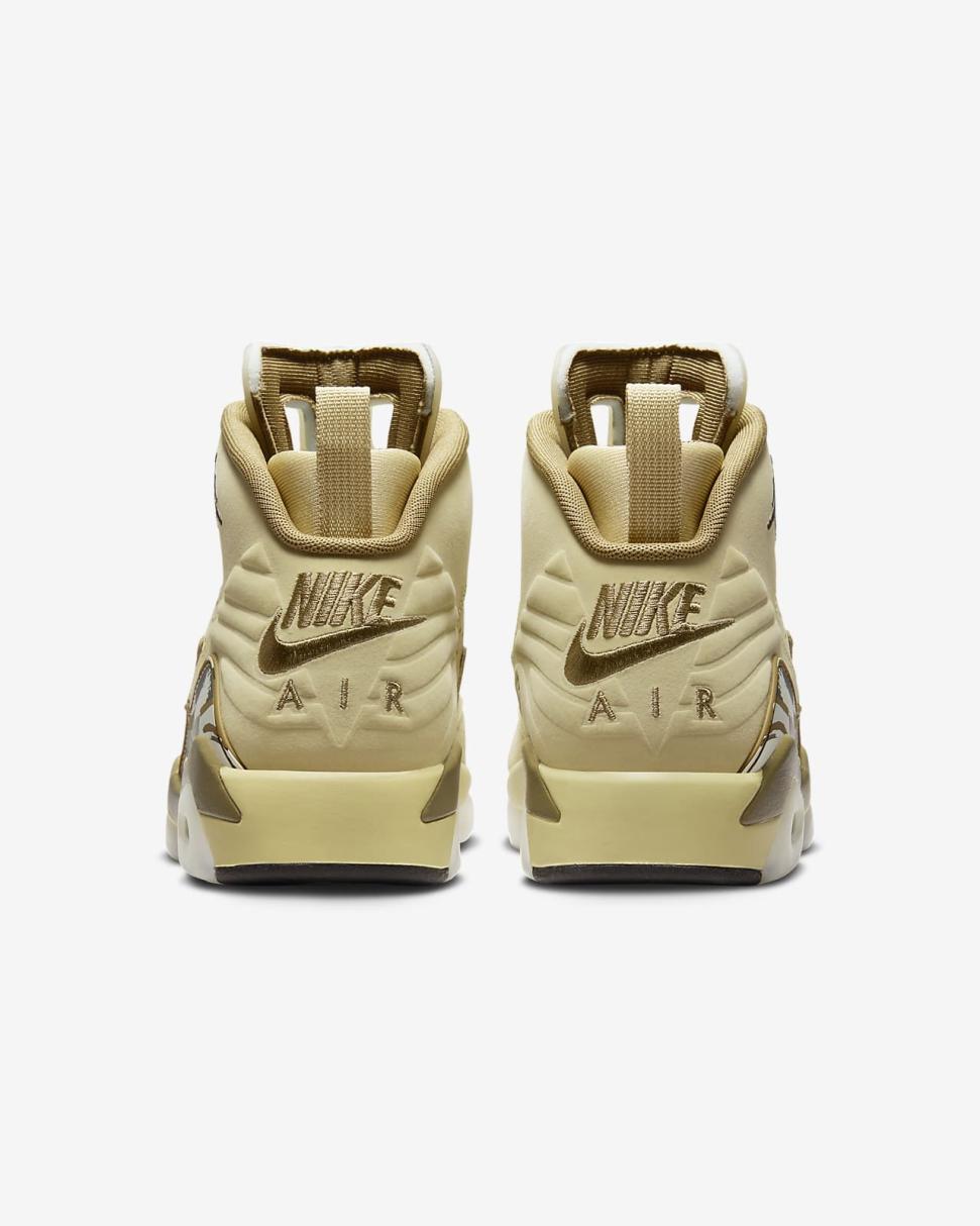 Jumpman MVP Team Gold/Brown Kelp/Sail/Shadow Brown | Womens Nike First Day Kicks