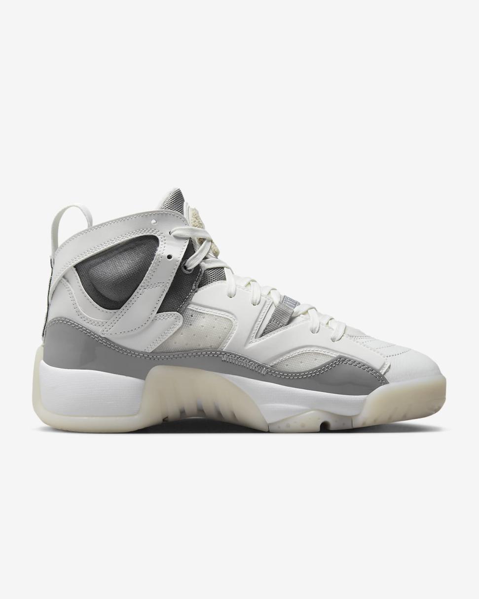 Jumpman Two Trey Medium Grey/Summit White/White | Womens Nike Lifestyle