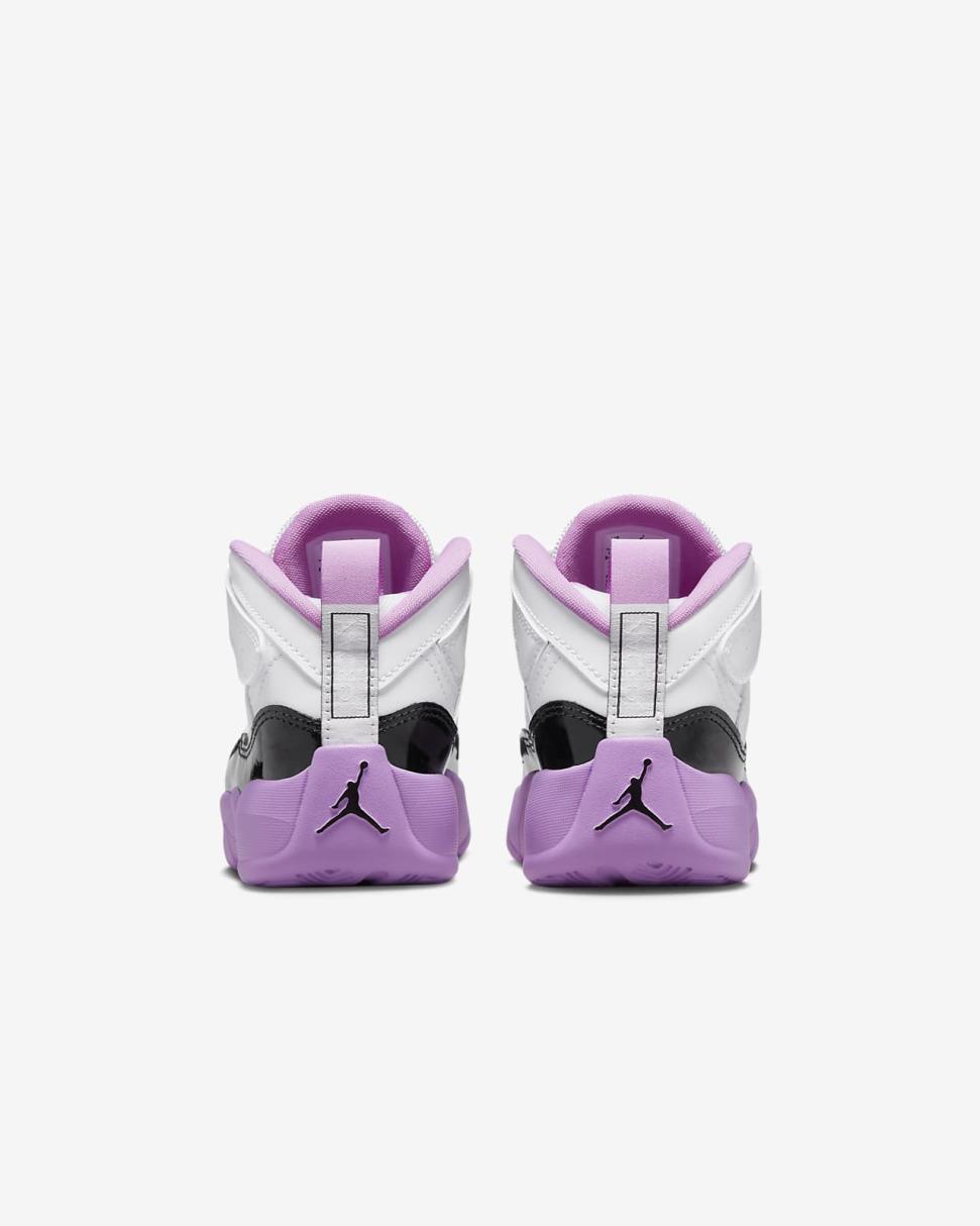Jumpman Two Trey White/Barely Grape/Rush Fuchsia/Black | Kids Nike Jordan