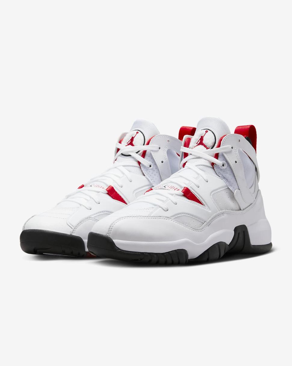 Jumpman Two Trey White/Black/University Red | Mens Nike Lifestyle
