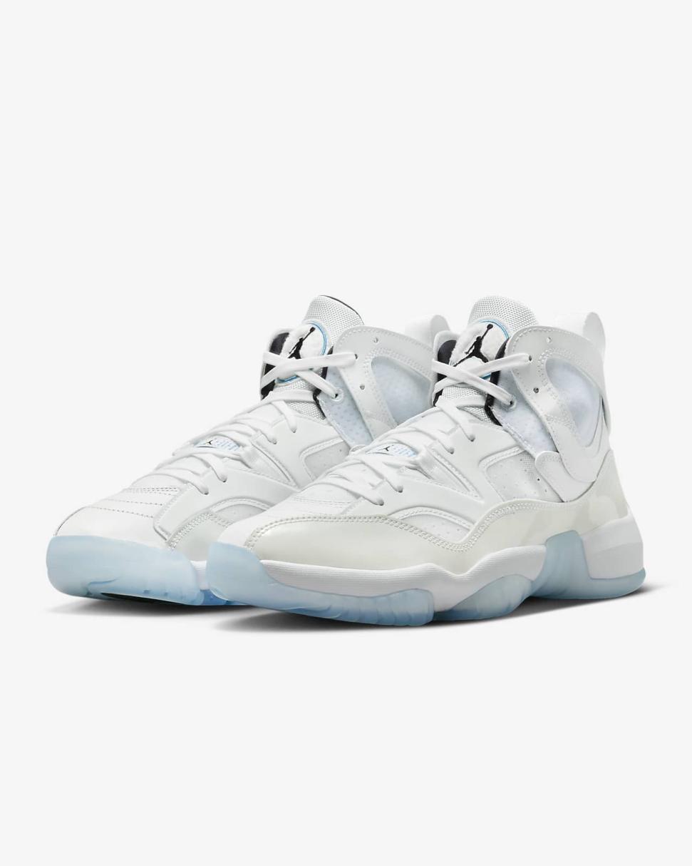 Jumpman Two Trey White/University Blue/Black | Mens Nike Lifestyle