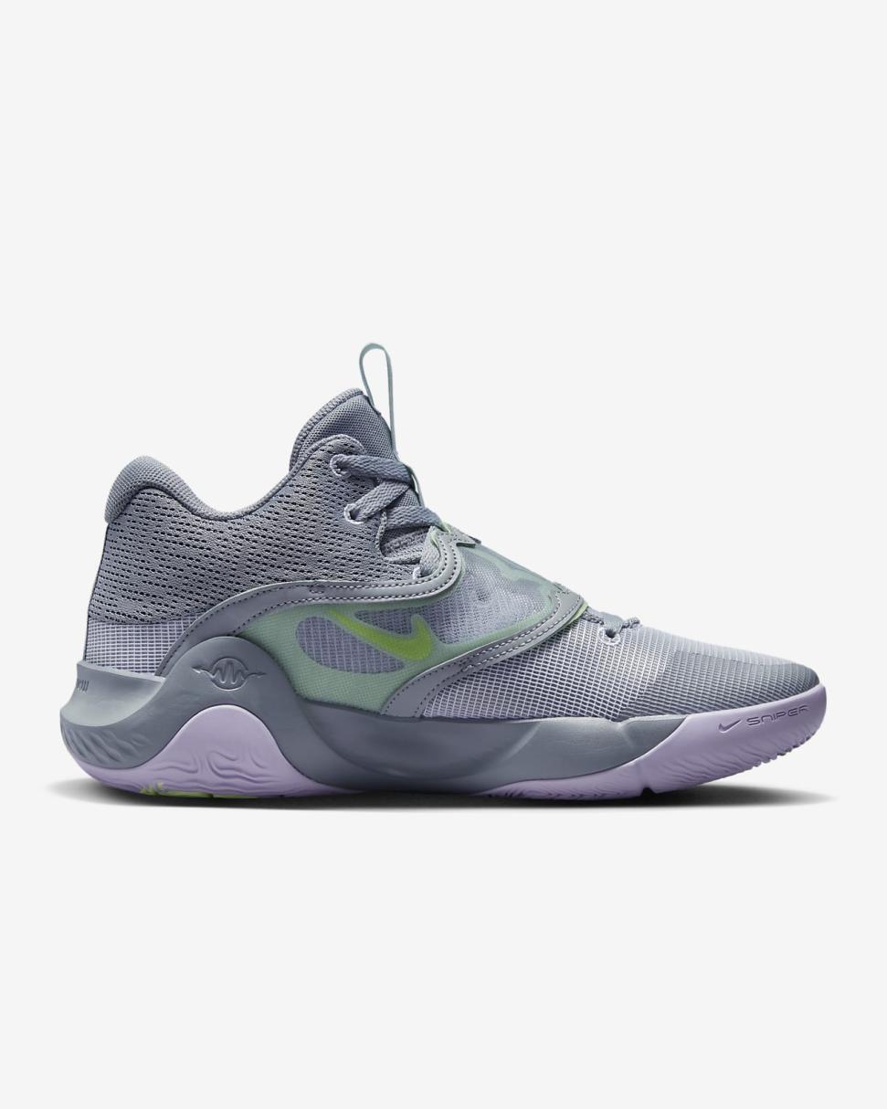 KD Trey 5 X Particle Grey/Lilac/Violet Frost/Football Grey | Mens Nike Basketball