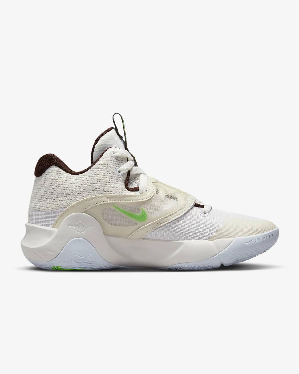 KD Trey 5 X Phantom/Green Strike/Light Orewood Brown/Earth | Mens/Womens Nike Basketball