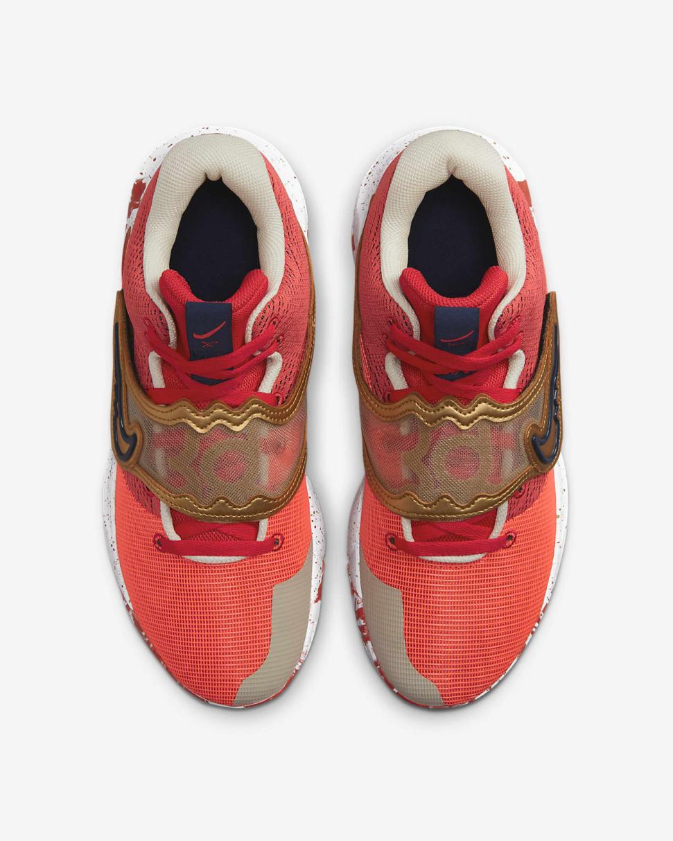 KD Trey 5 X University Red/Midnight Navy/Light Orewood Brown/Metallic Gold | Mens Nike Basketball