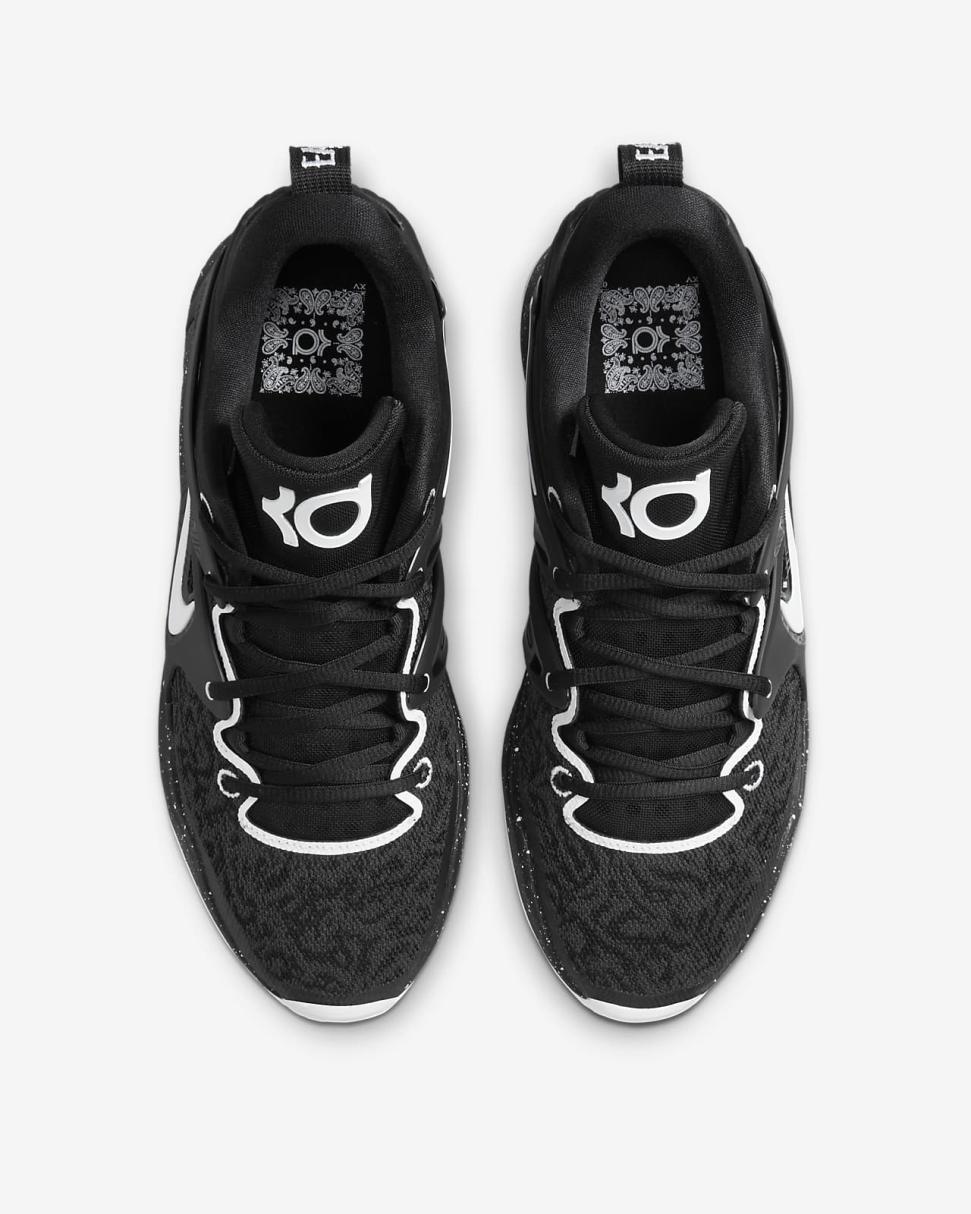 KD15 (Team) Black/Black/White | Mens/Womens Nike Basketball