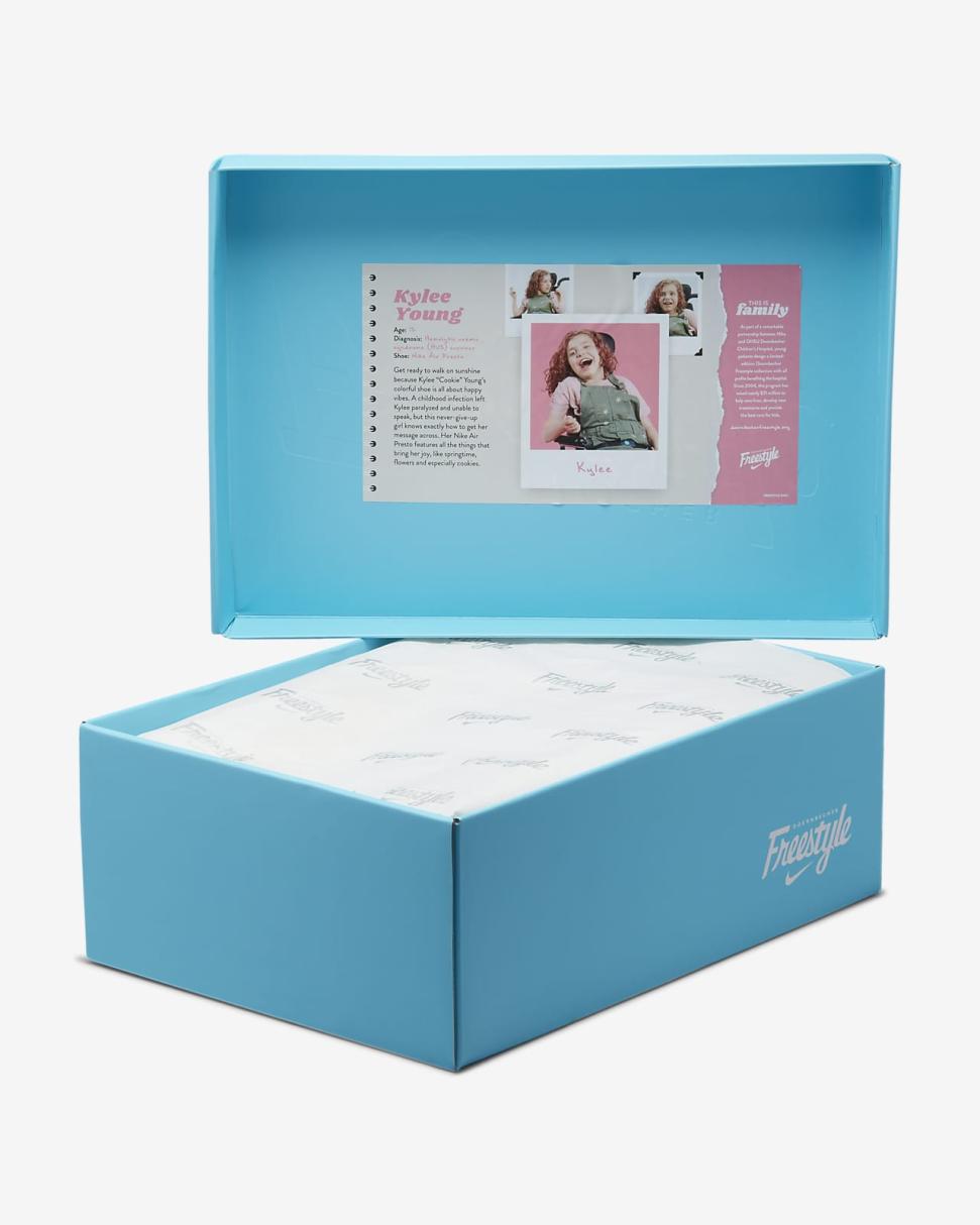 Kylee's Nike Air Presto X Doernbecher Freestyle Pinksicle/Bright Crimson/Coconut Milk/Light Photo Blue | Mens Nike Lifestyle