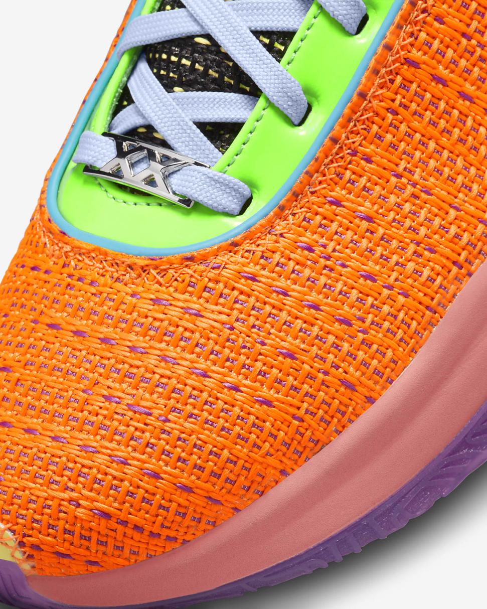 LeBron 20 Total Orange/Green Strike/Hot Punch/Vivid Purple | Mens/Womens Nike Basketball