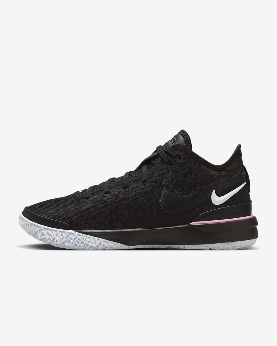 LeBron NXXT Gen Black/Medium Soft Pink/White | Mens Nike Basketball