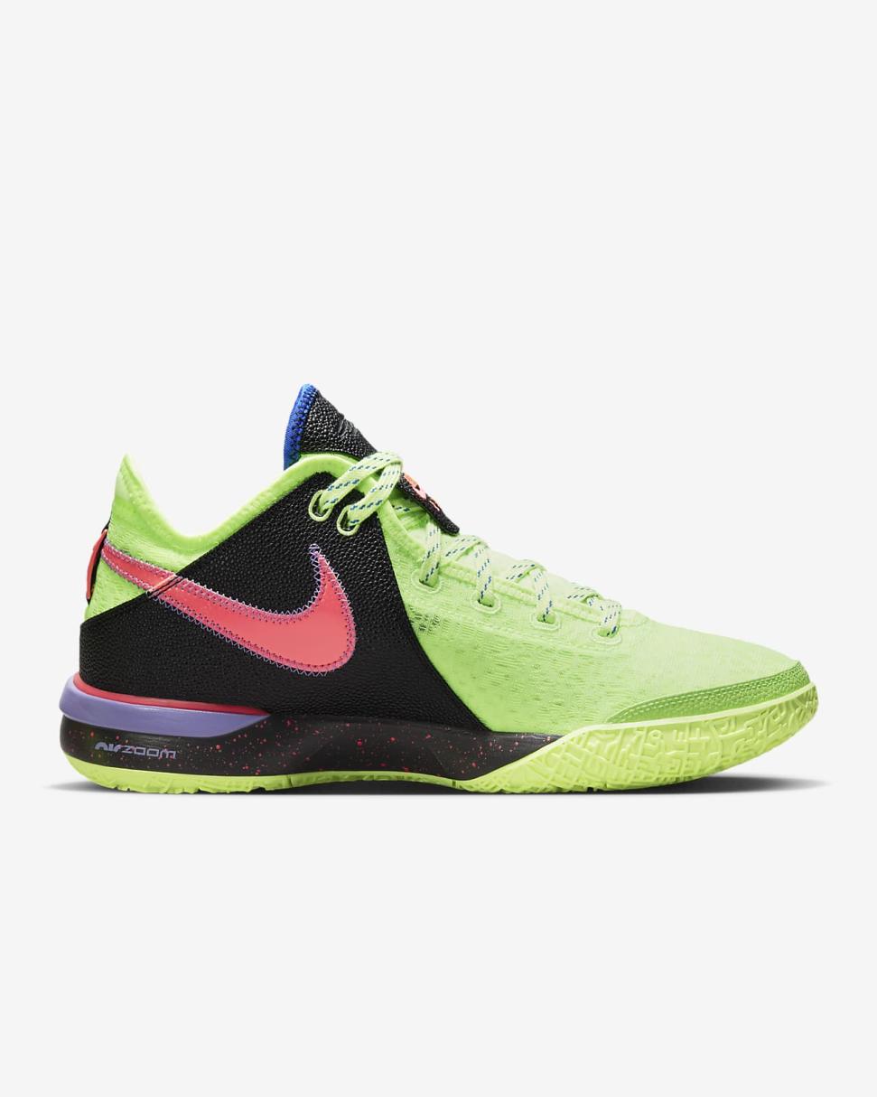 LeBron NXXT Gen Ghost Green/Space Purple/Black/Racer Blue | Mens/Womens Nike Basketball