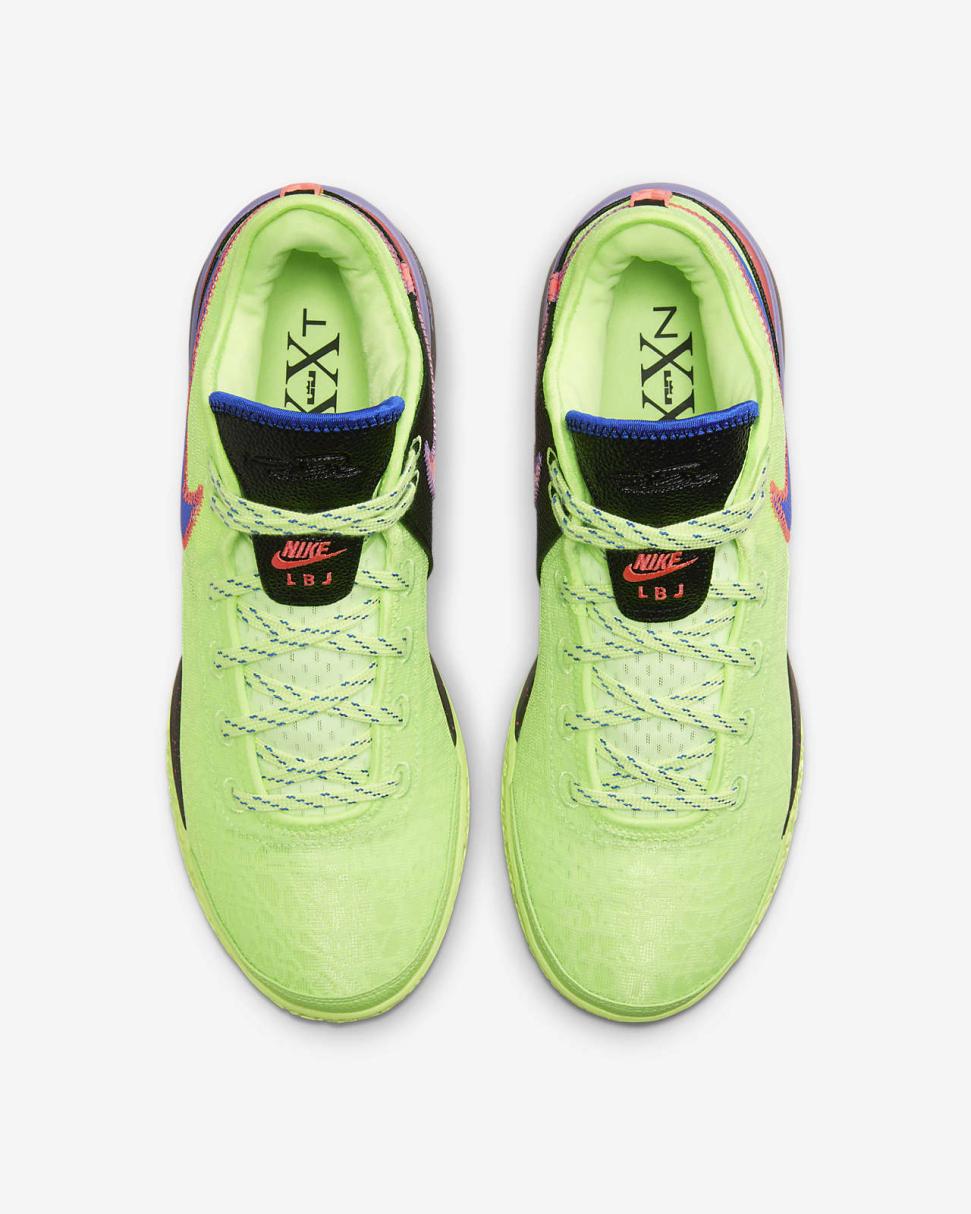 LeBron NXXT Gen Ghost Green/Space Purple/Black/Racer Blue | Mens/Womens Nike Basketball