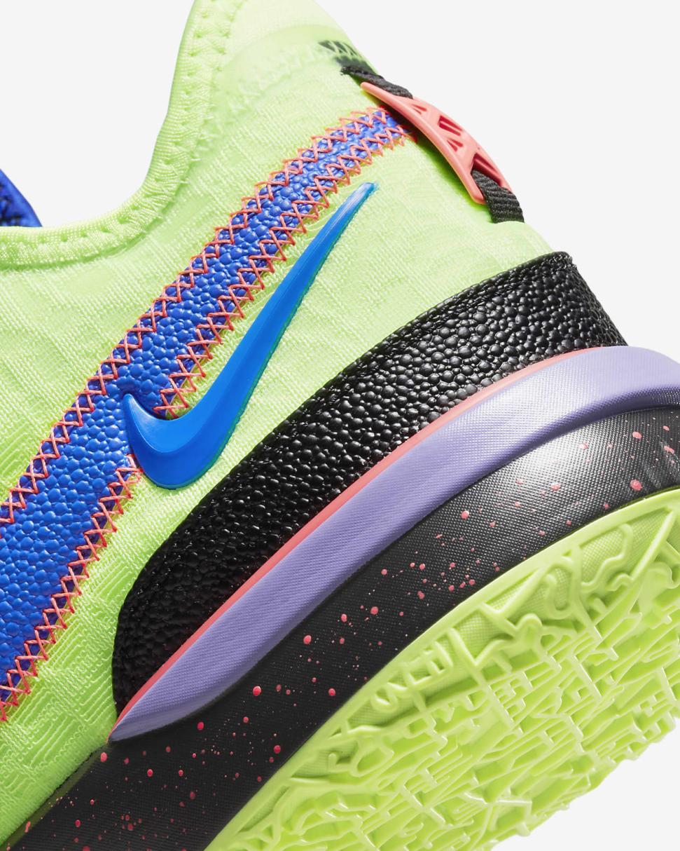 LeBron NXXT Gen Ghost Green/Space Purple/Black/Racer Blue | Mens/Womens Nike Basketball