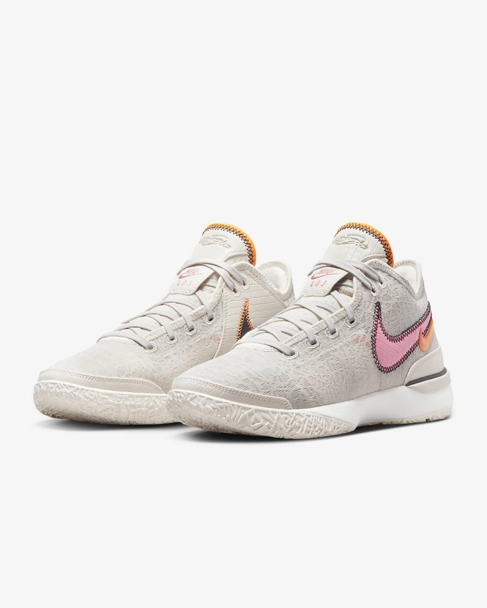 LeBron NXXT Gen Light Orewood Brown/Sesame/Sail/Coral Chalk | Mens/Womens Nike Basketball