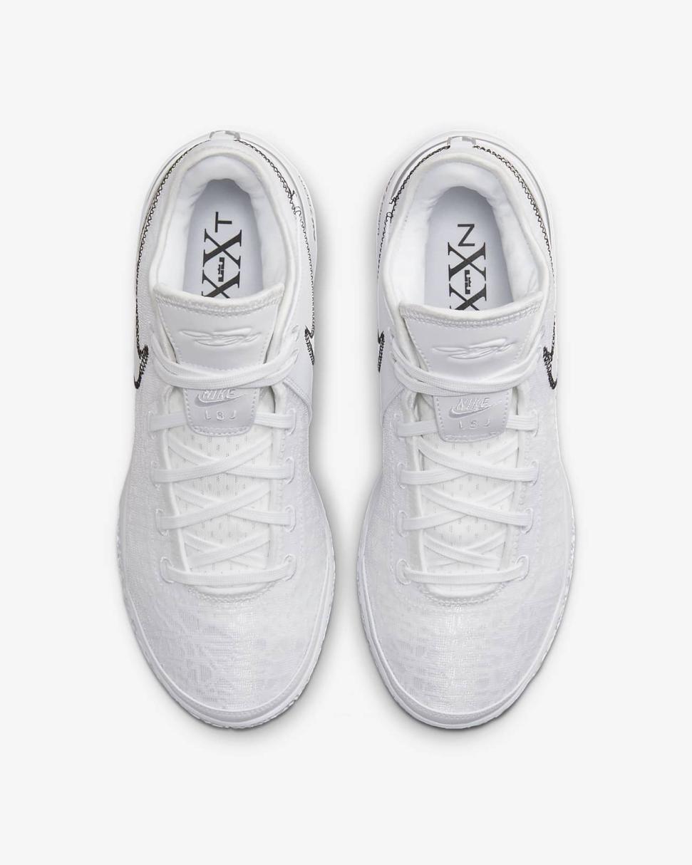 LeBron NXXT Gen White/Black/Metallic Silver | Mens/Womens Nike Basketball