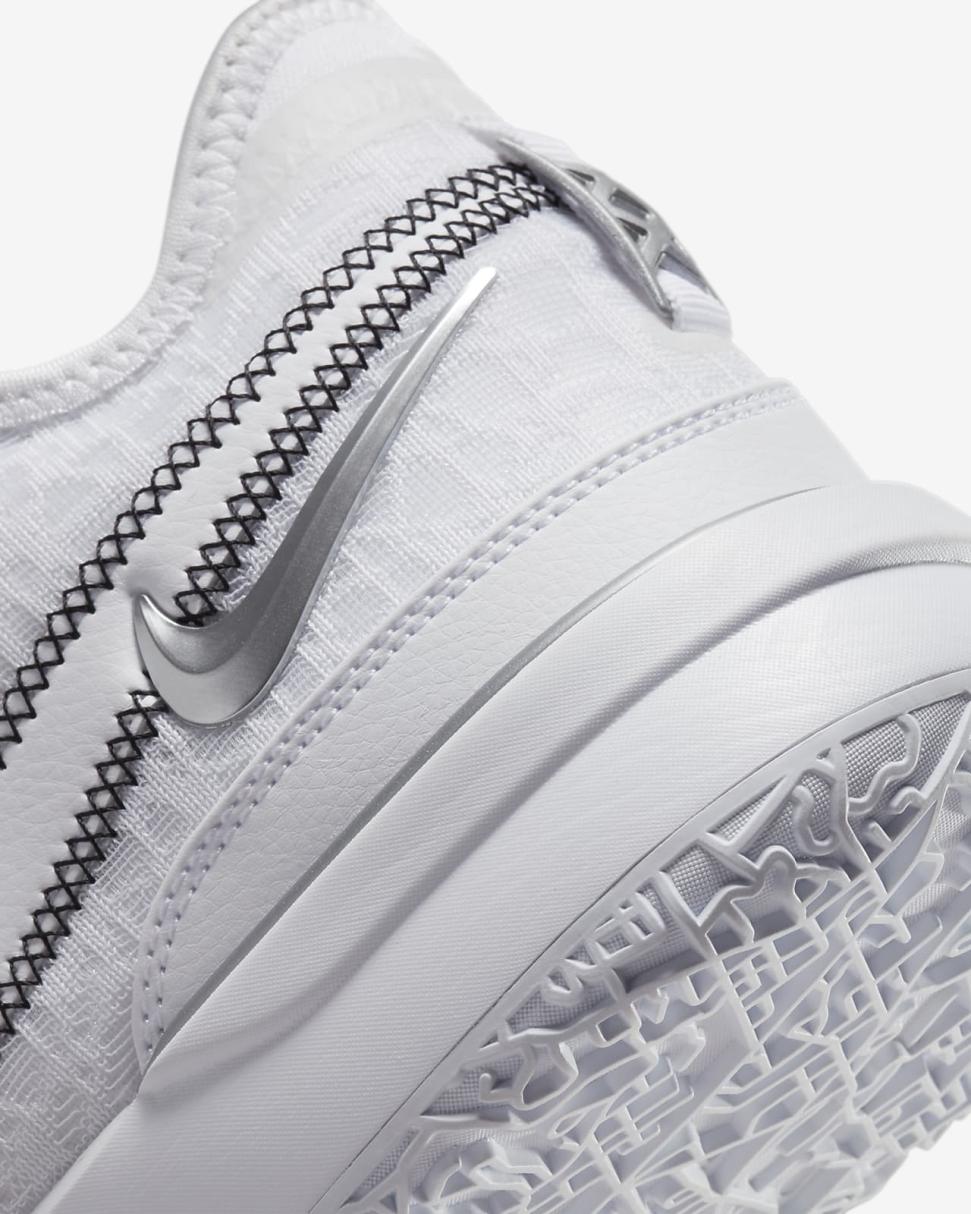 LeBron NXXT Gen White/Black/Metallic Silver | Mens/Womens Nike Basketball