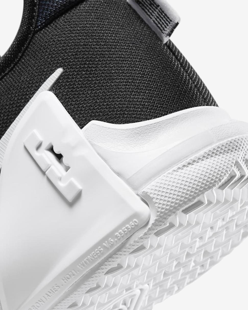 LeBron Witness 6 Black/Dark Obsidian/White | Kids Nike Basketball