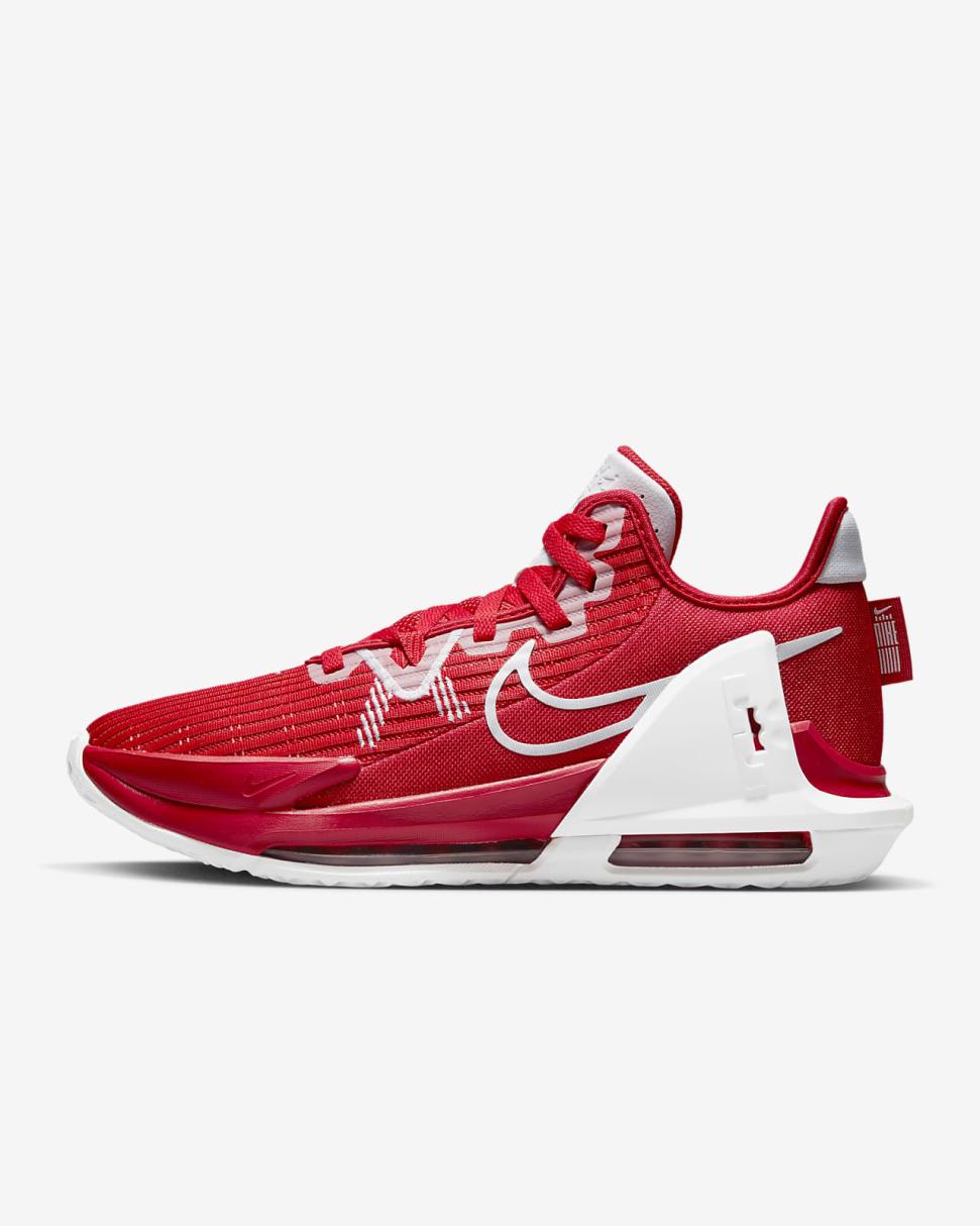 LeBron Witness 6 (Team) University Red/University Red/White | Mens/Womens Nike Basketball