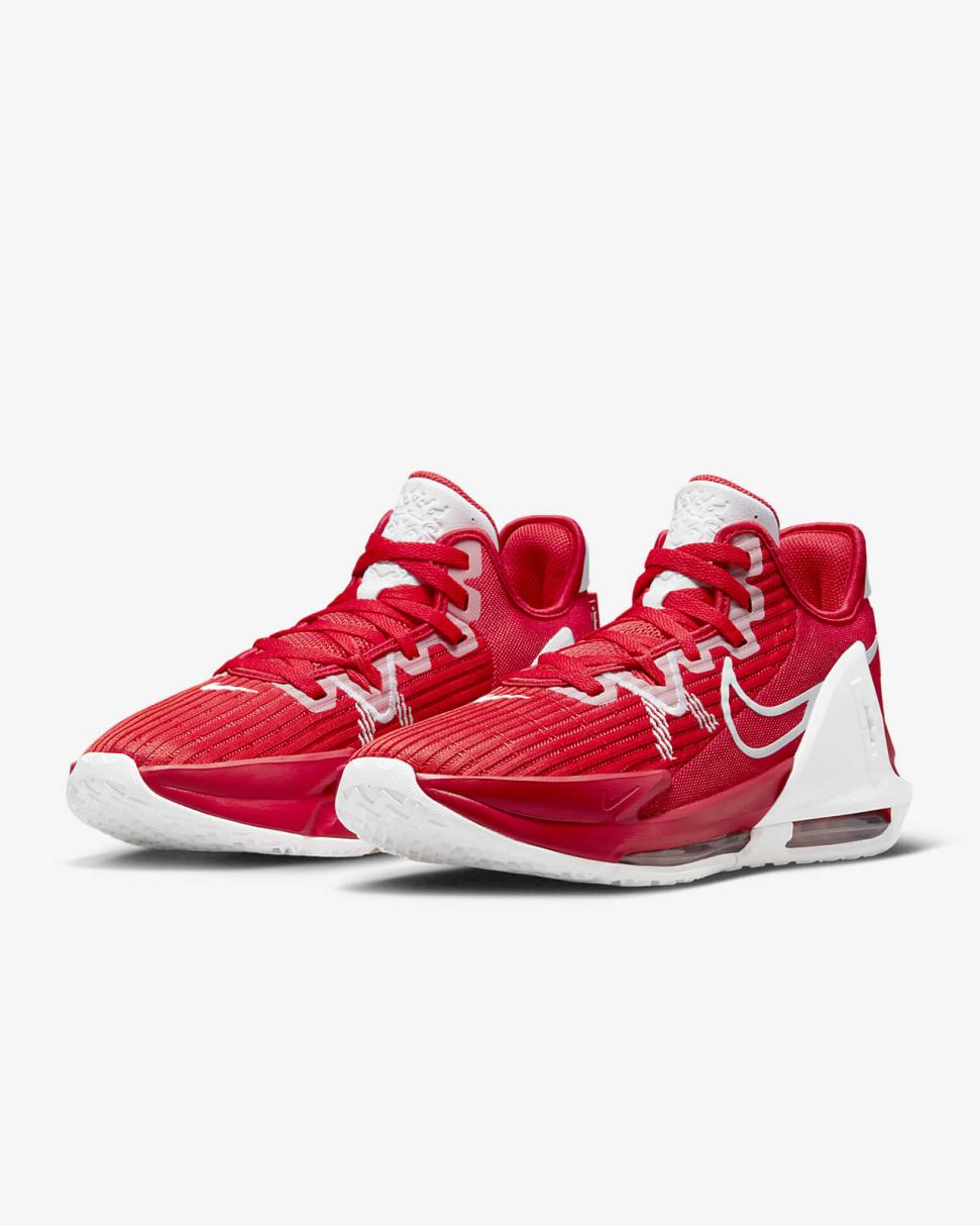 LeBron Witness 6 (Team) University Red/University Red/White | Mens/Womens Nike Basketball