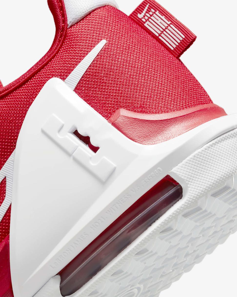 LeBron Witness 6 (Team) University Red/University Red/White | Mens/Womens Nike Basketball